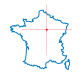 Carte du chef-lieu d'arrondissement de Sens