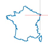 Carte du chef-lieu d'arrondissement de Soultz-sous-Forêts