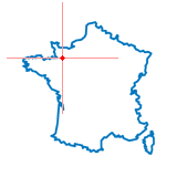 Carte du chef-lieu d'arrondissement de Sourdeval