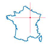 Carte du chef-lieu d'arrondissement de Troyes  6e  Canton