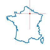 Carte du chef-lieu d'arrondissement de Vailly-sur-Aisne