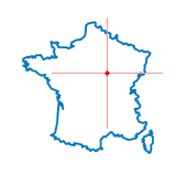 Carte du chef-lieu d'arrondissement de Vermenton