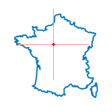 Carte de Vievy-le-Rayé