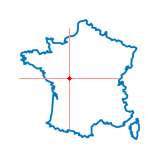 Carte du chef-lieu d'arrondissement de Vouneuil-sur-Vienne